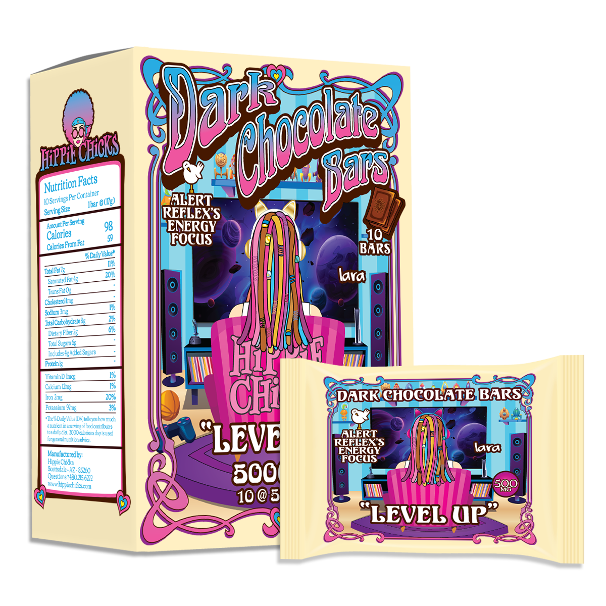 Hippie-Chicks-NOOTROPICS-Chocolate-for-gamers-Video-Gamers-Level-Up