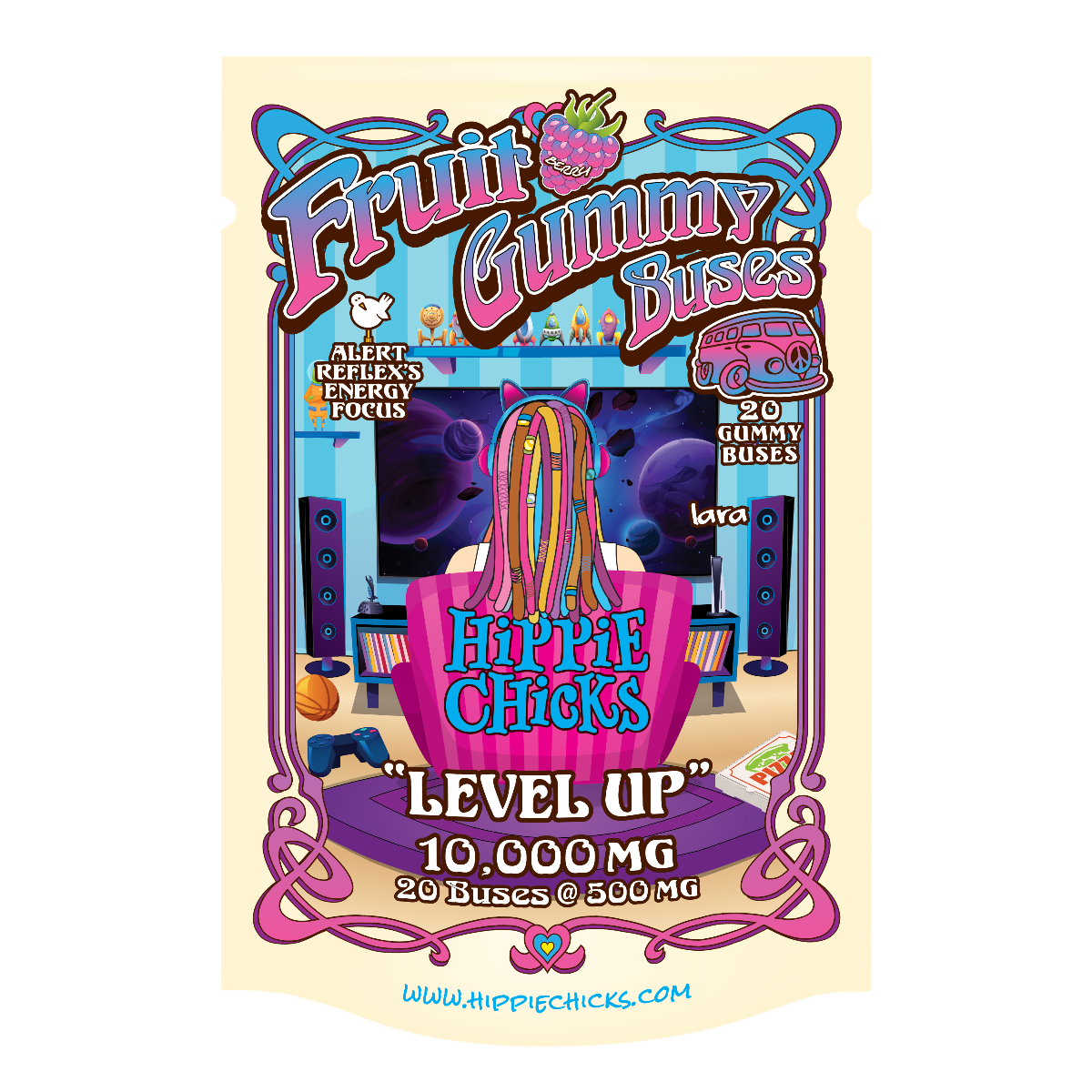 Hippie-chicks-Nootropic-Level-Up-video-gamer-energy-video-games