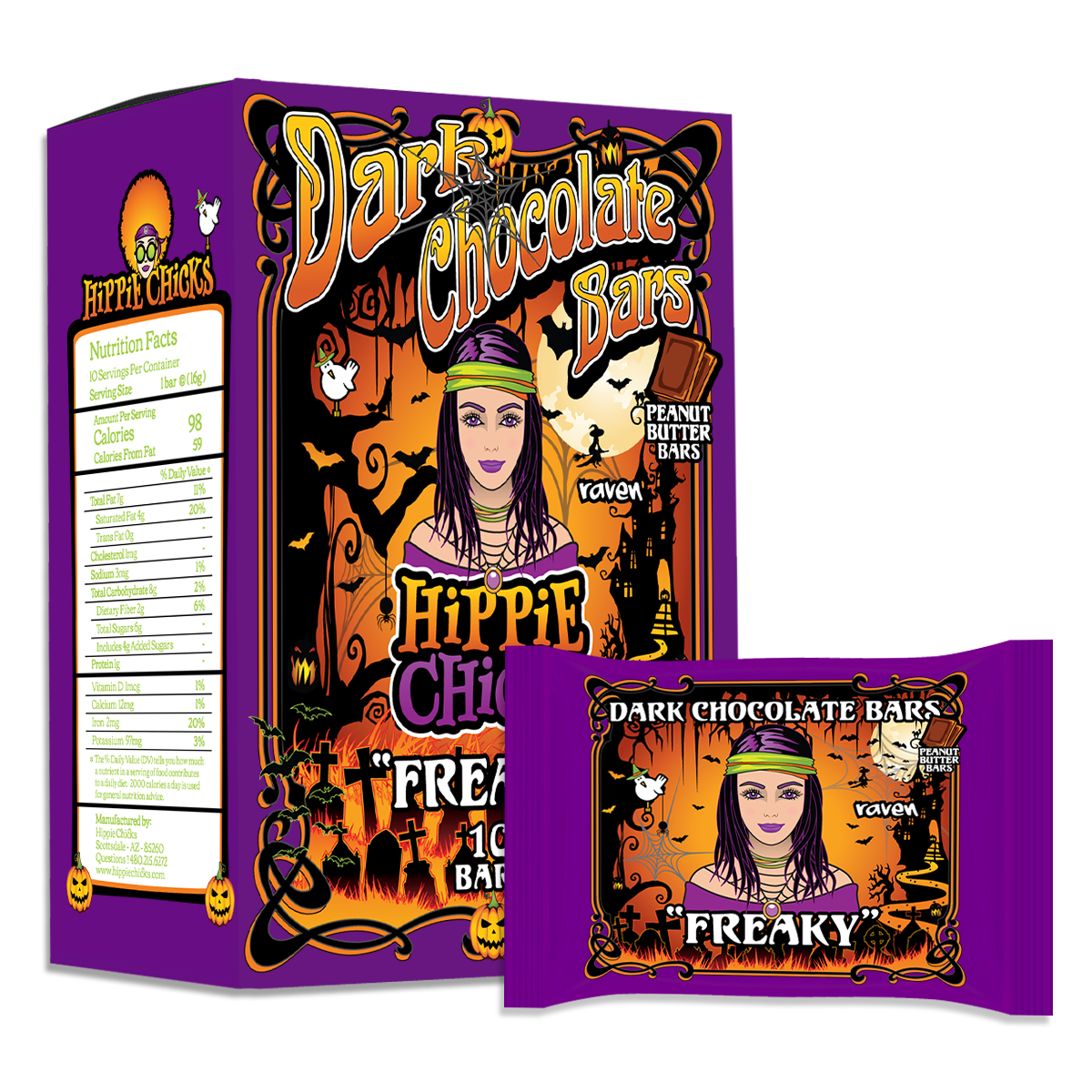 dark-chocolate-bars-peanut-butter-freaky-halloween-peanut-butter-chocolate